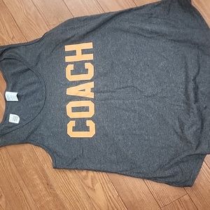 Women's tank with coach writing